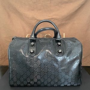 Gucci Boston Bag, black on black